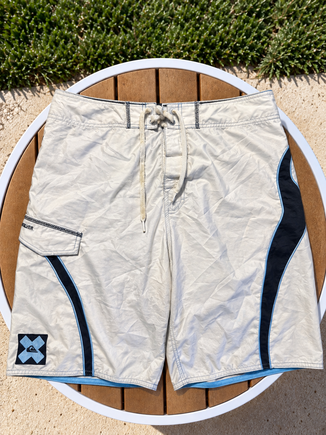 Vintage Quicksilver Panel Baordies - 32