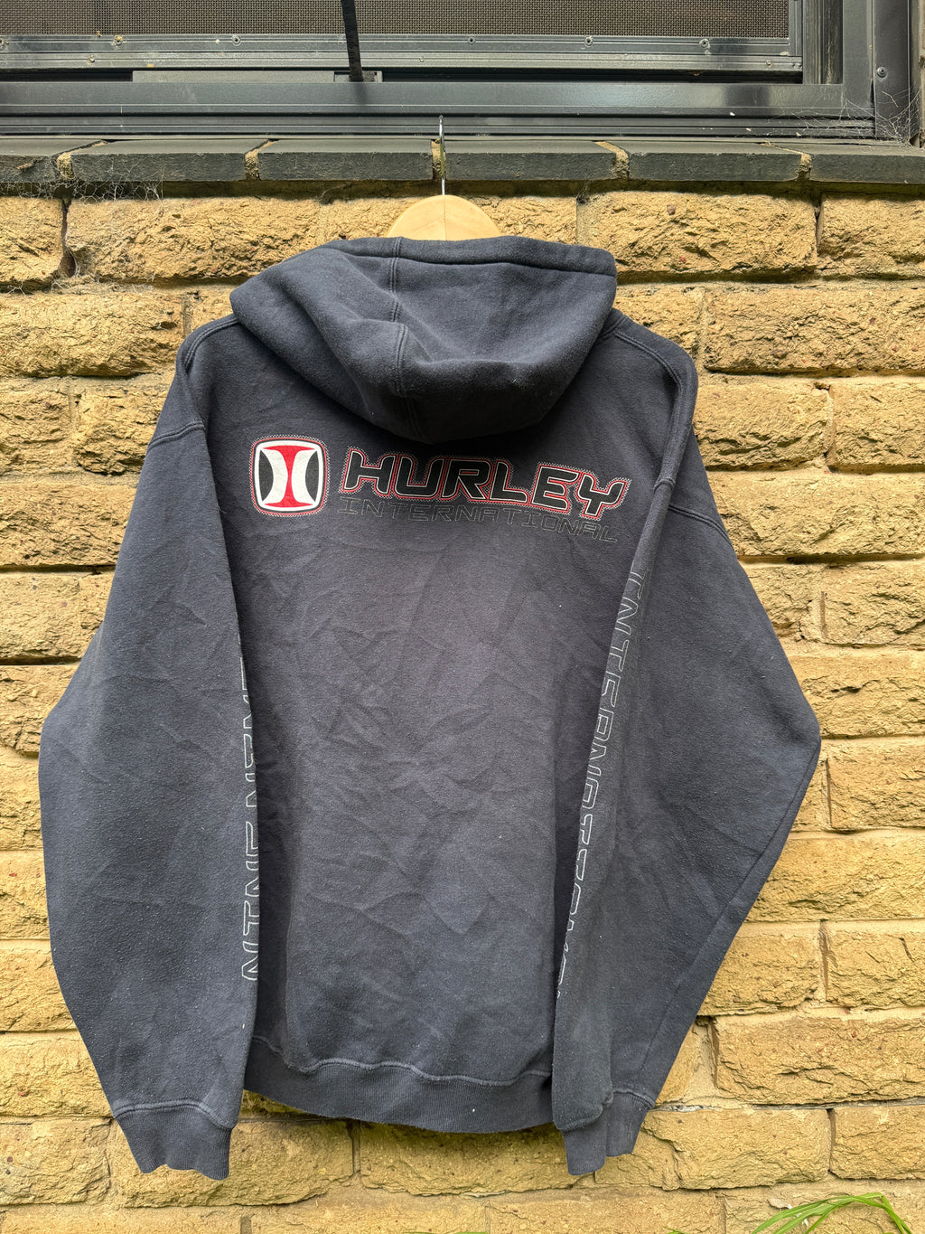RARE Quad Hit Hurley Hoodie - L