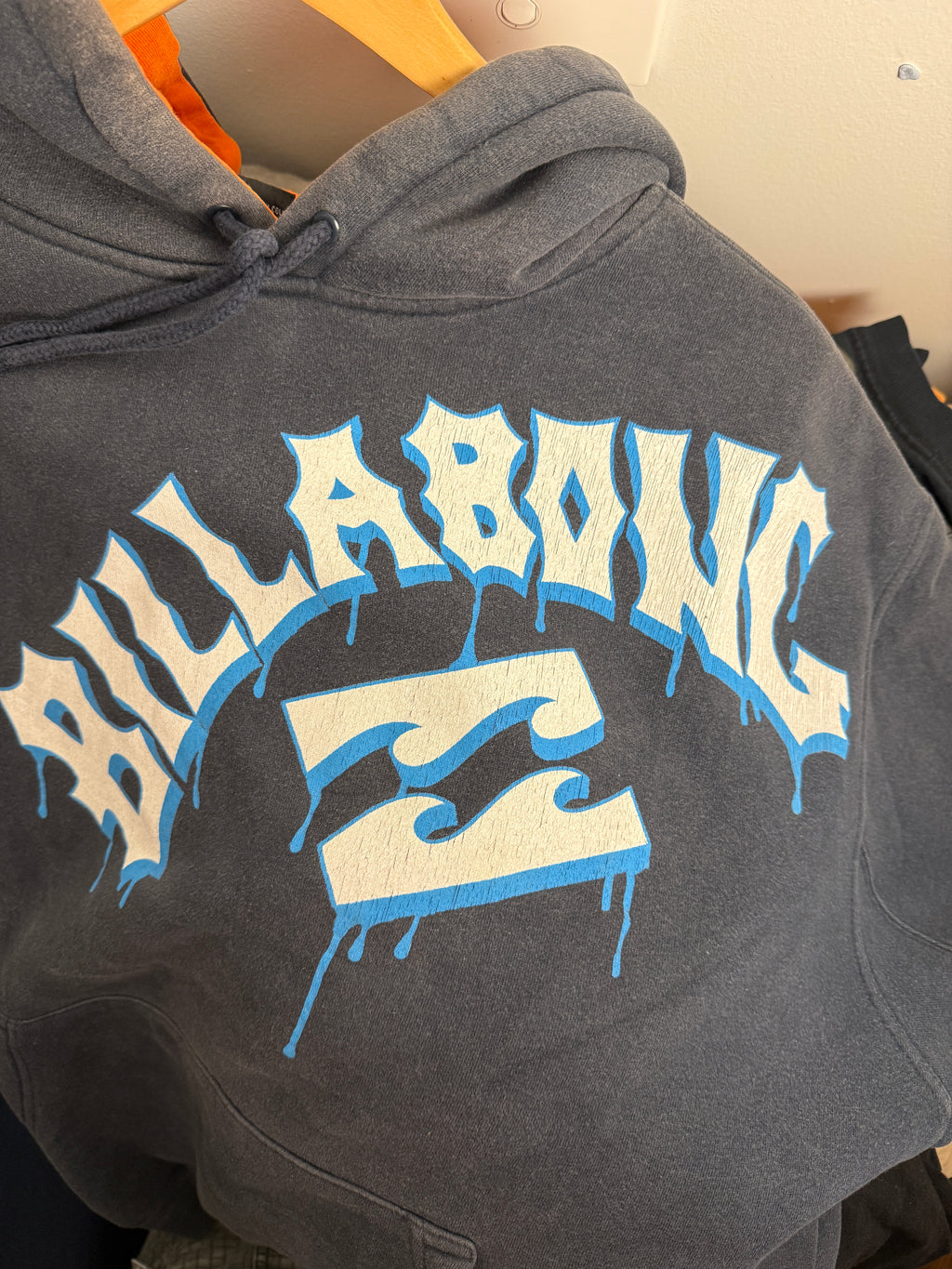 Vintage Billabong Spellout Hoodie - L