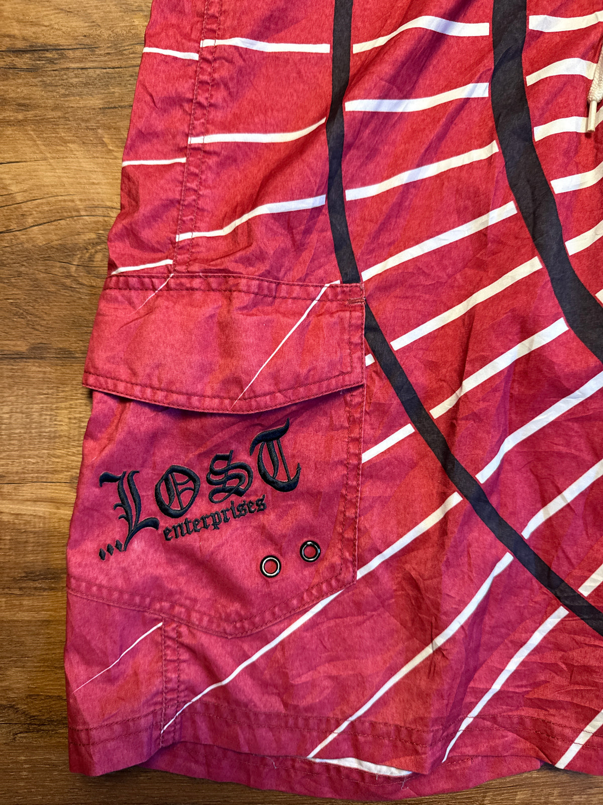 Pink Vintage Lost Graphic Boardies - 30