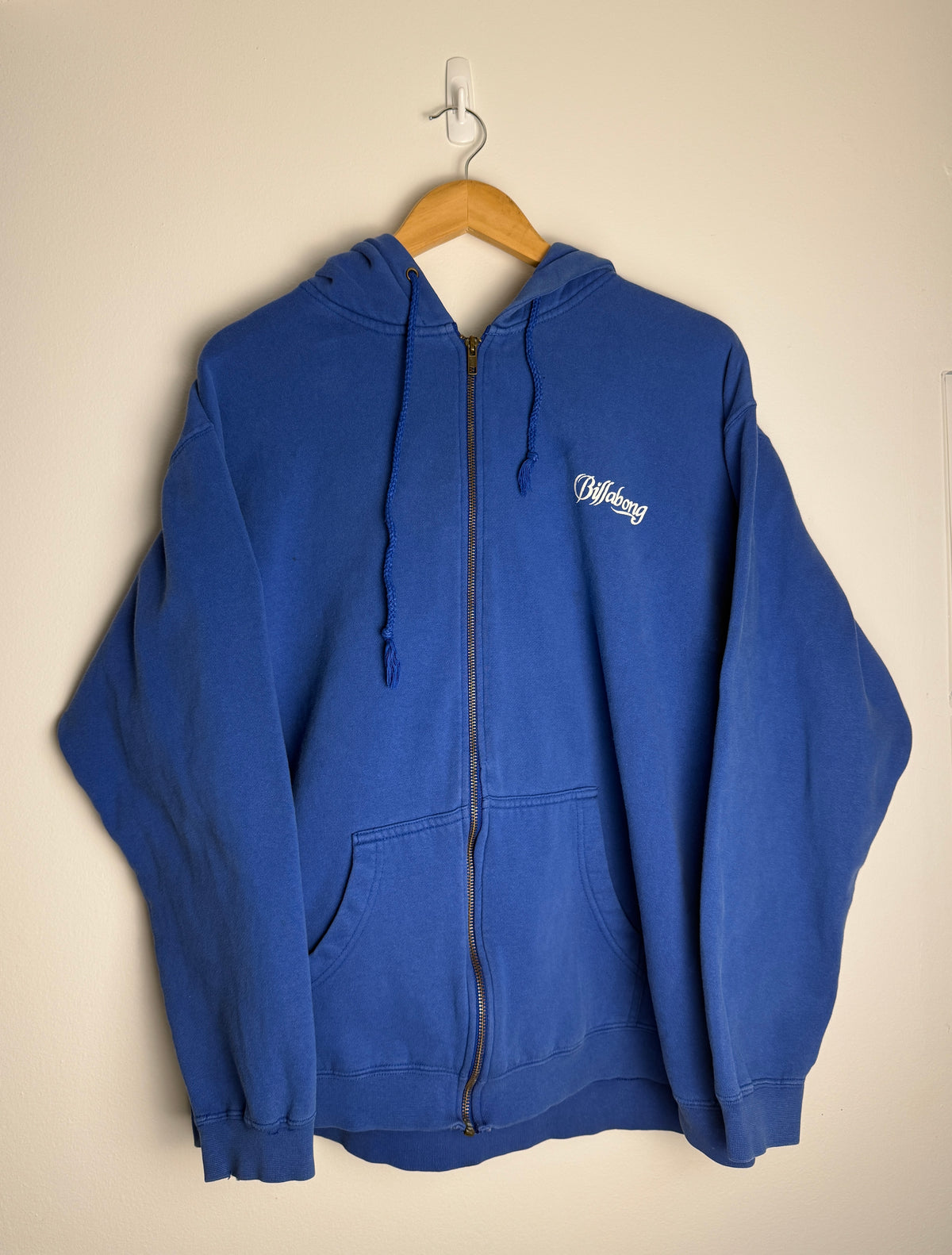 Vintage Billabong Andy Irons Graphic Zip-Up Hoodie - L