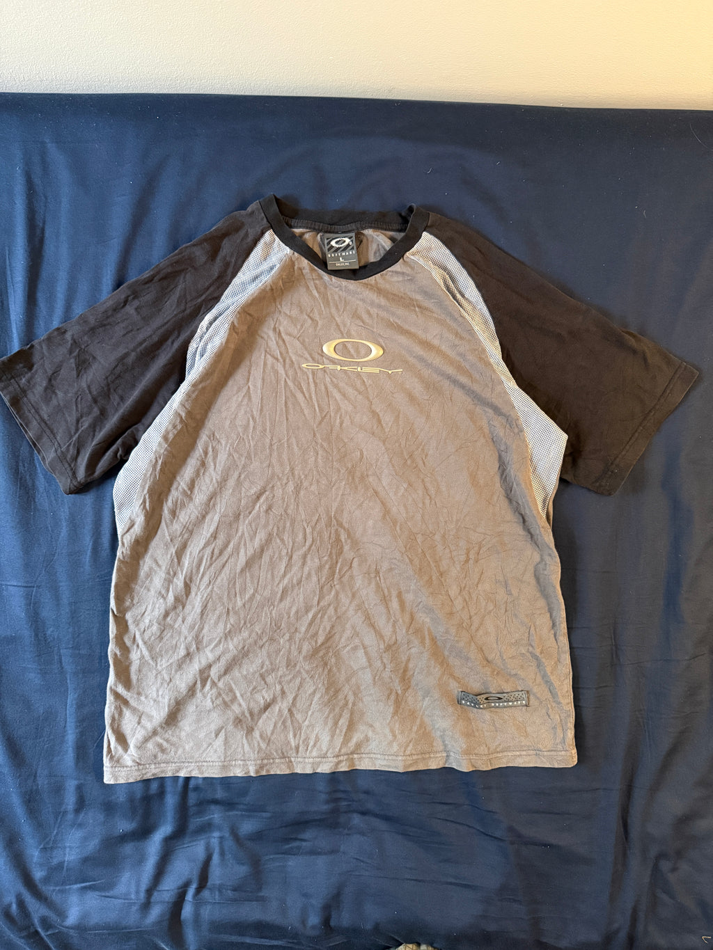 RARE Oakley Software Three Tone T Shirt - L