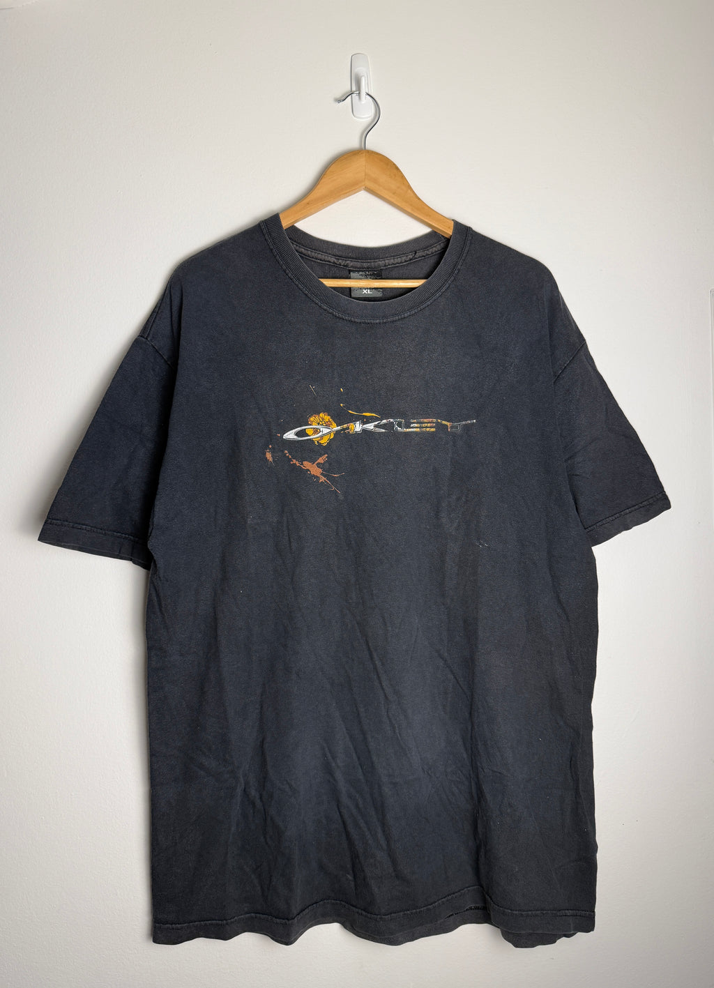 Vintage Oakley Spellout T-Shirt - XL
