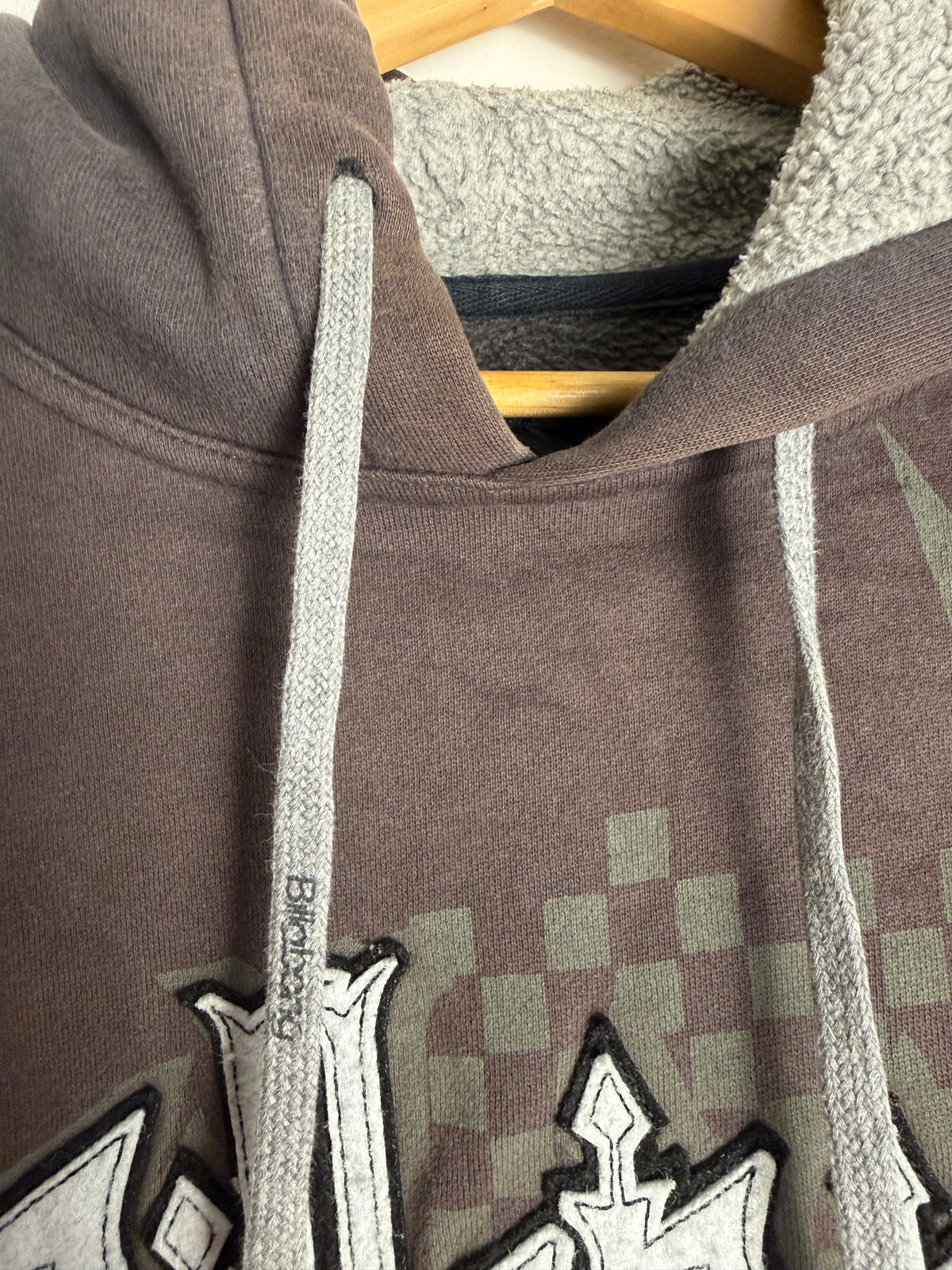 Vintage Billabong Spellout Hoodie - L