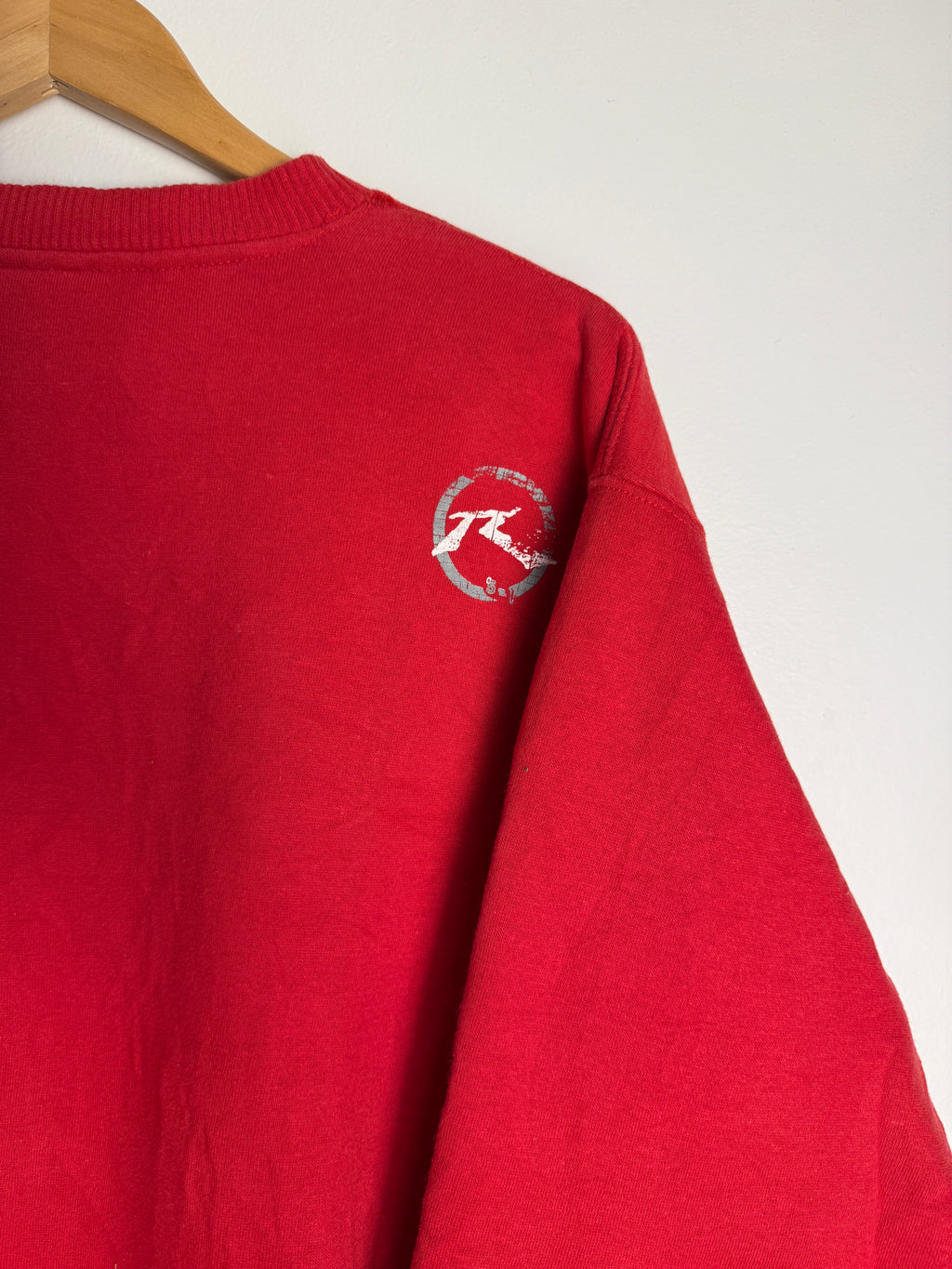 Vintage Rusty SpellOut Sweater - L