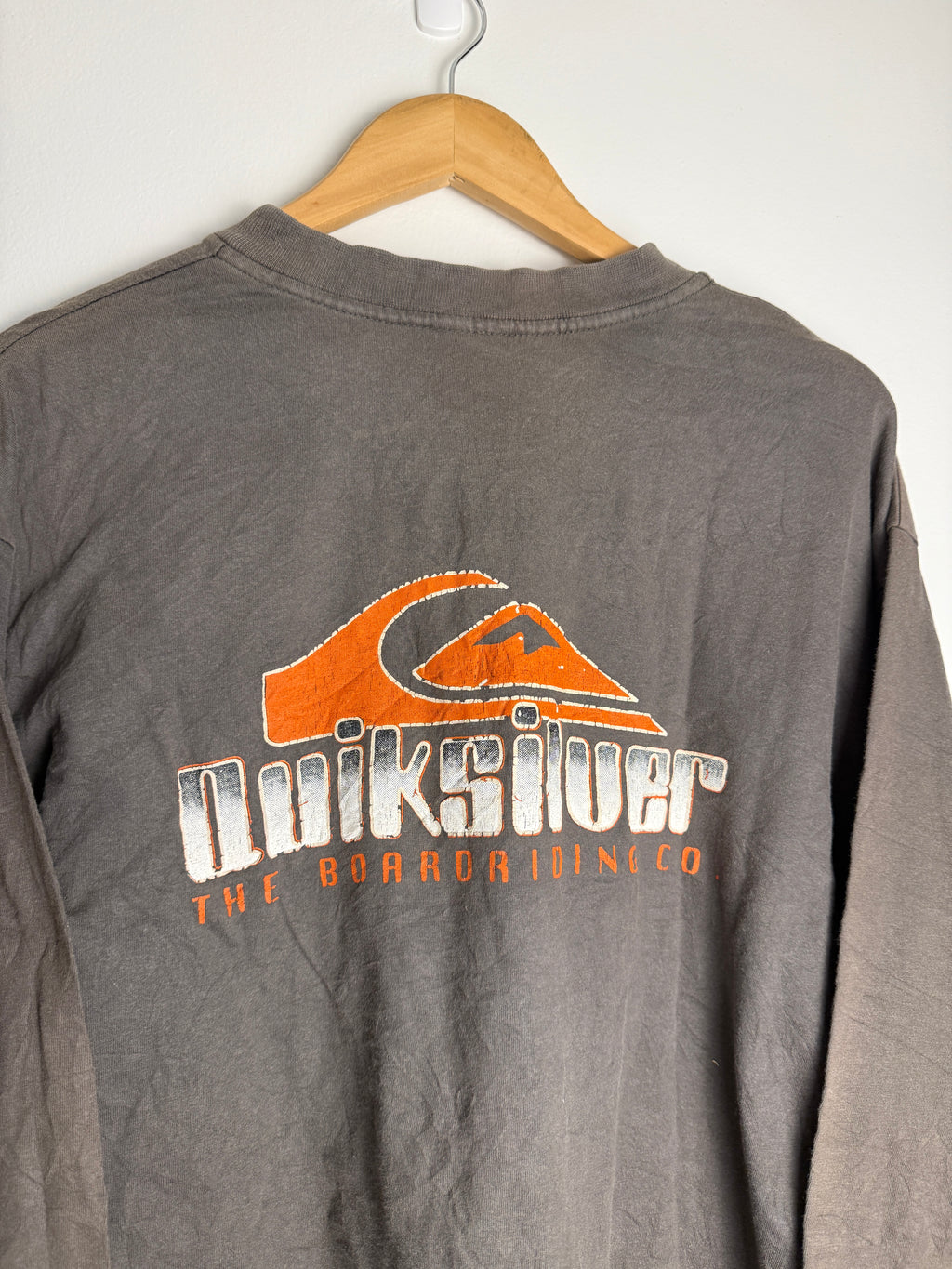 Vintage Quicksilver Spellout Longsleeve - L