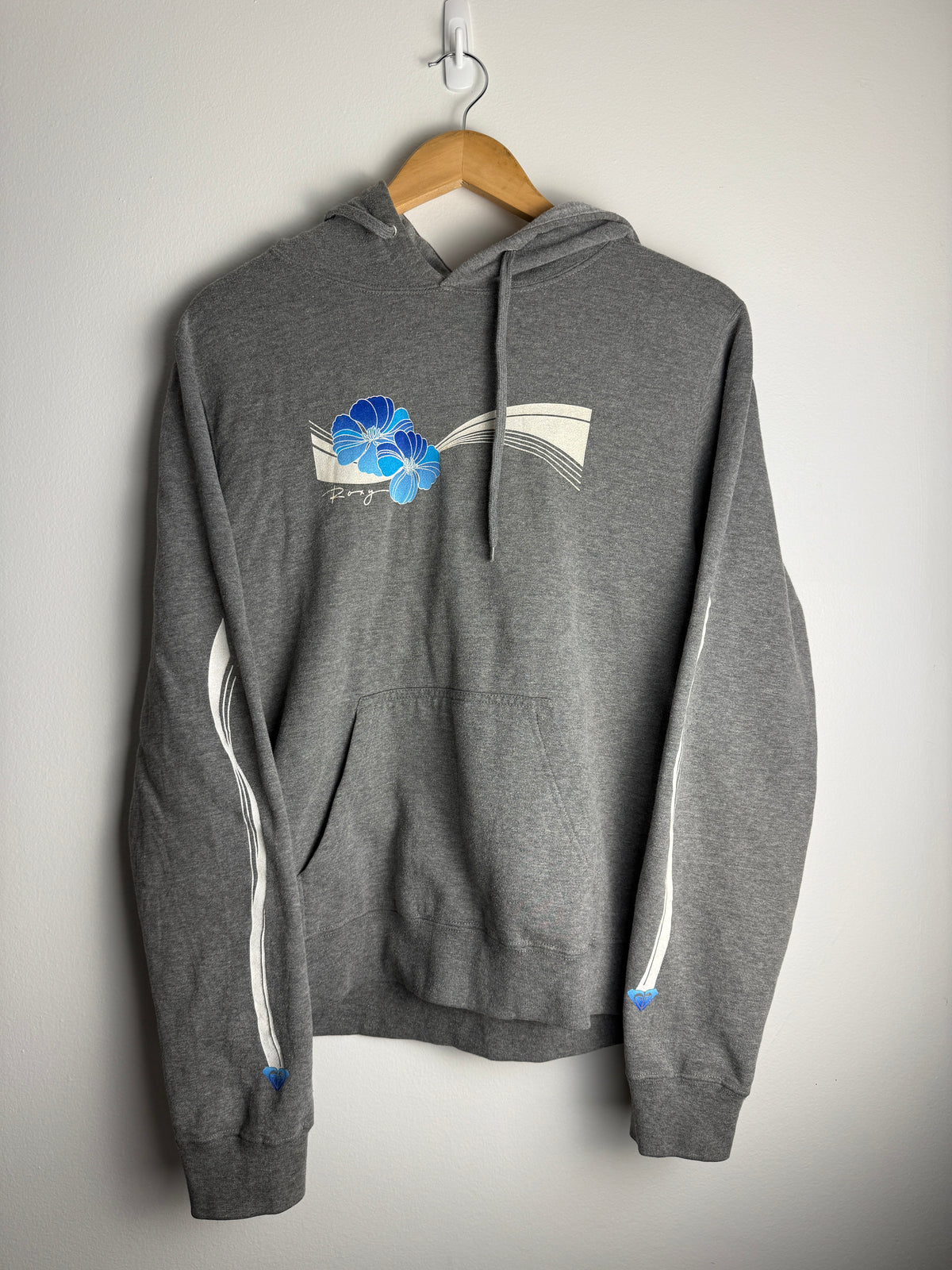 Womens Vintage Roxy Tri Hit Hoodie - M/L