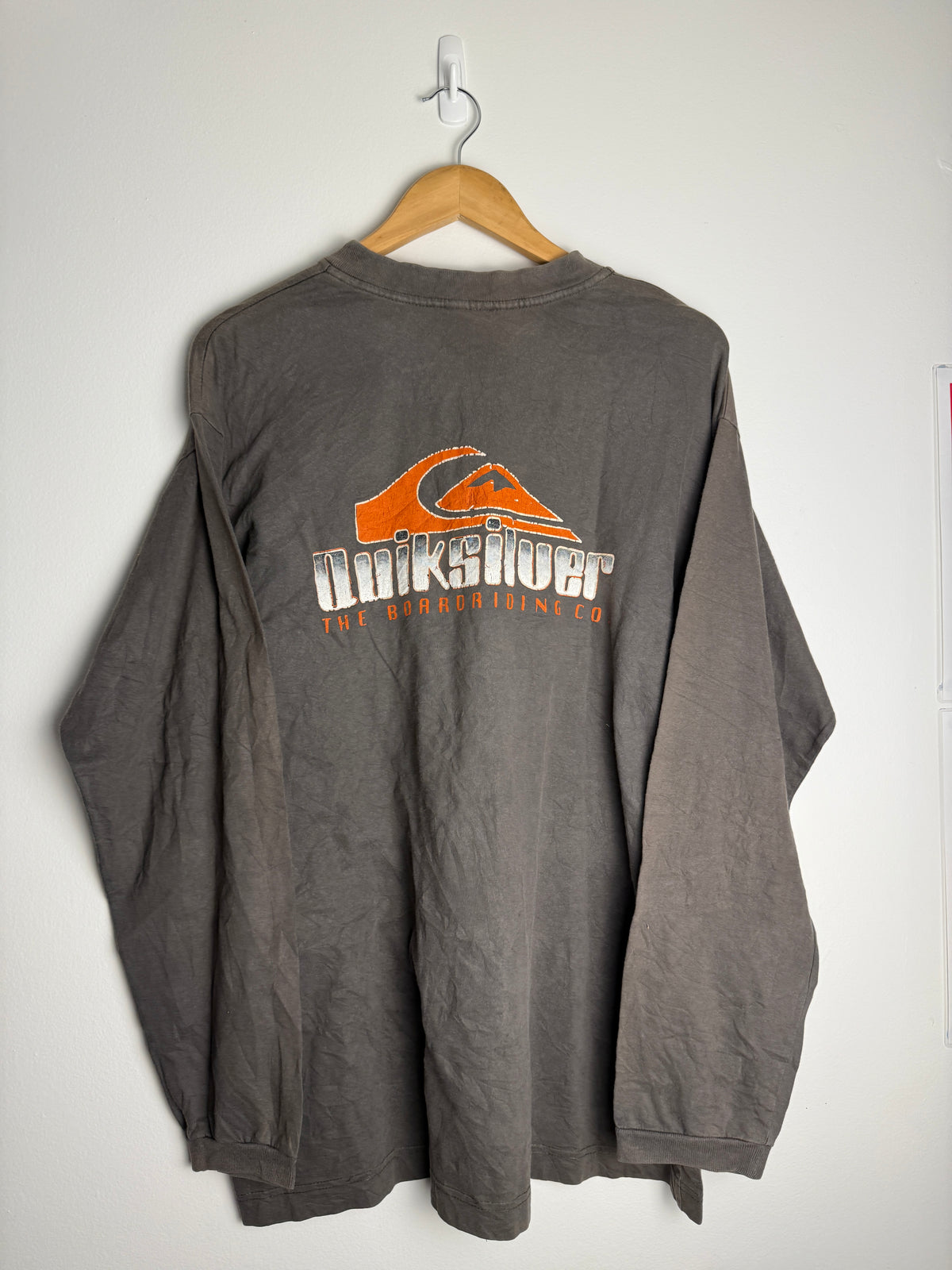Vintage Quicksilver Spellout Longsleeve - L