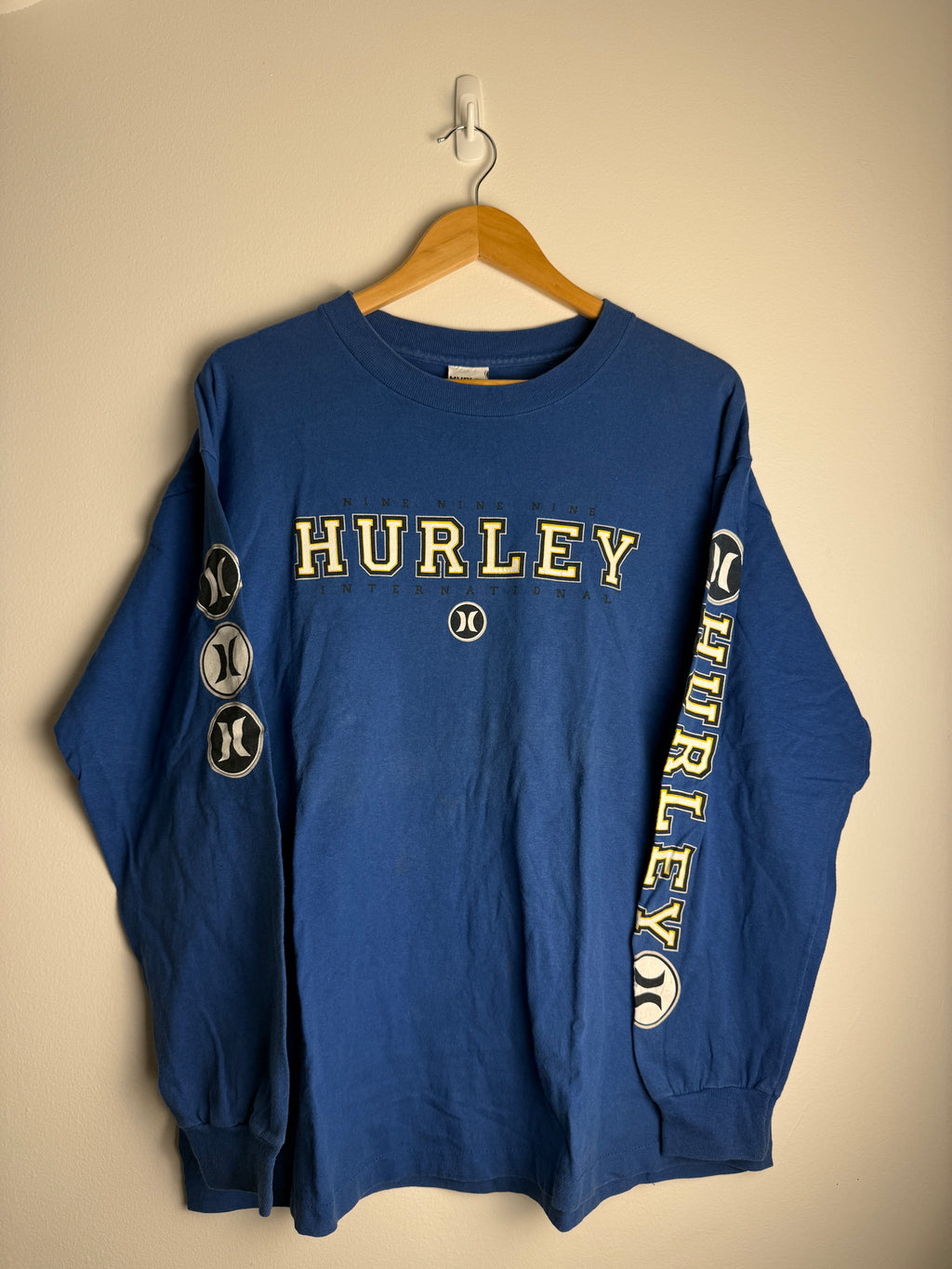 VERY RARE Tri Hit Hurley LongSleeve - L