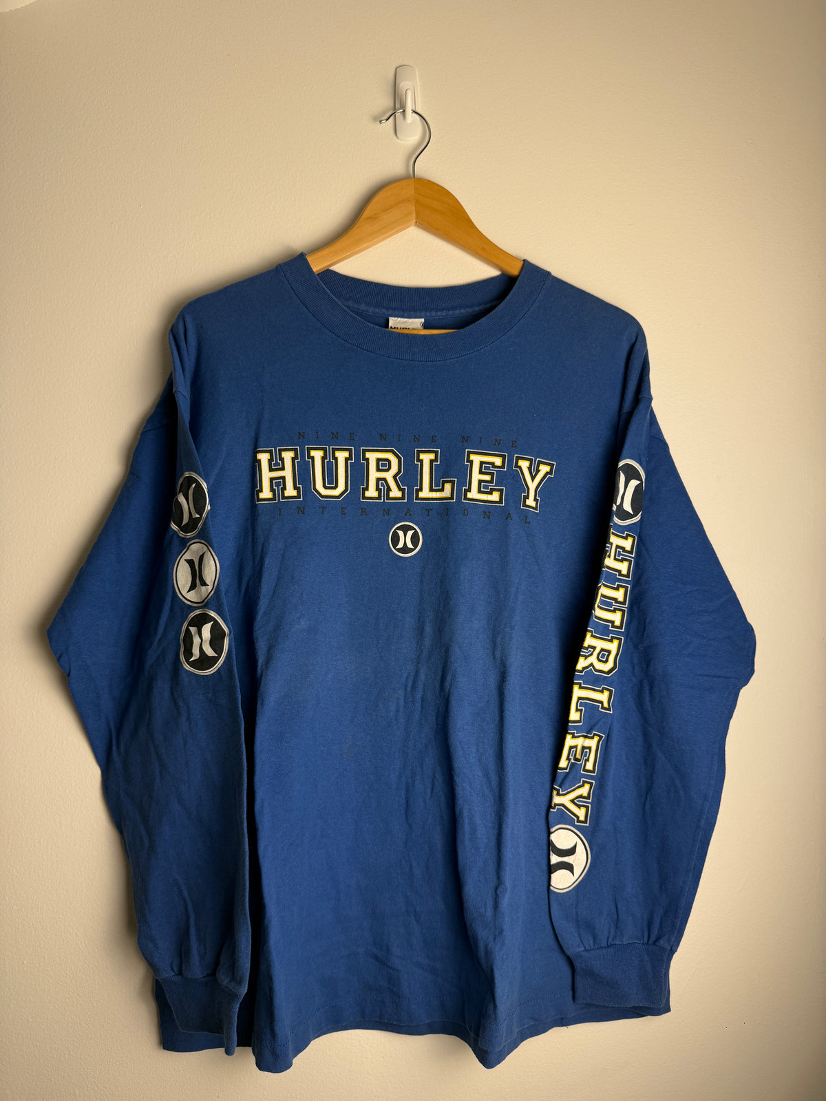 VERY RARE Tri Hit Hurley LongSleeve - L