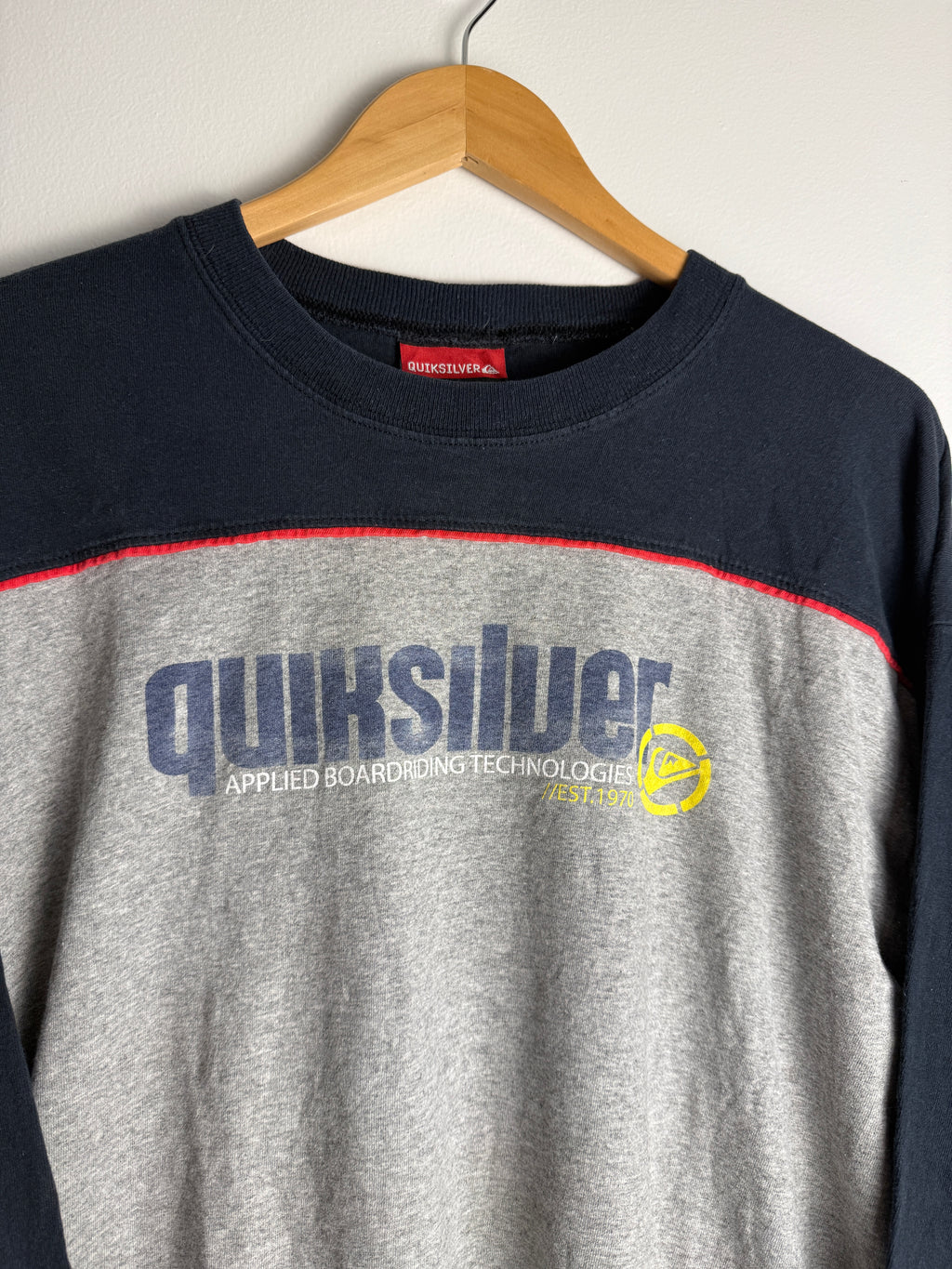 RARE Vintage Two Tone Quicksilver Longsleeve - L