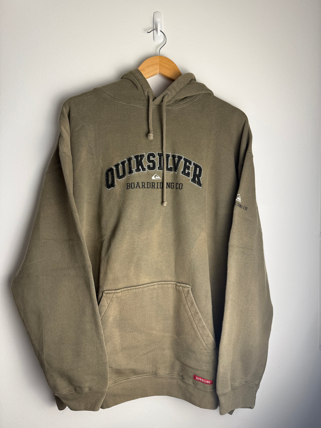 Vintage Quicksilver Spellout Hoodie - XL