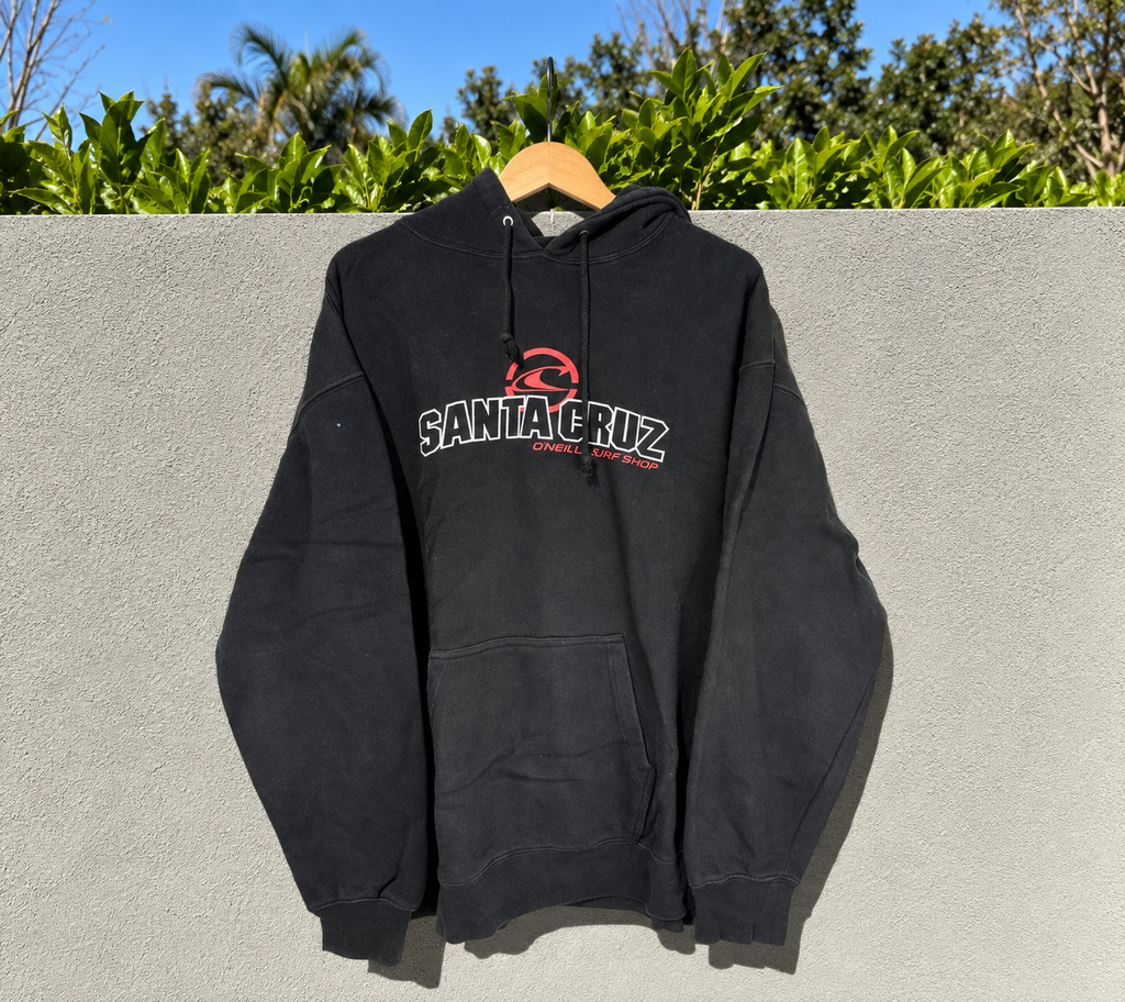 Vintage Oniell Santa Cruz Spellout Hoodie - XL