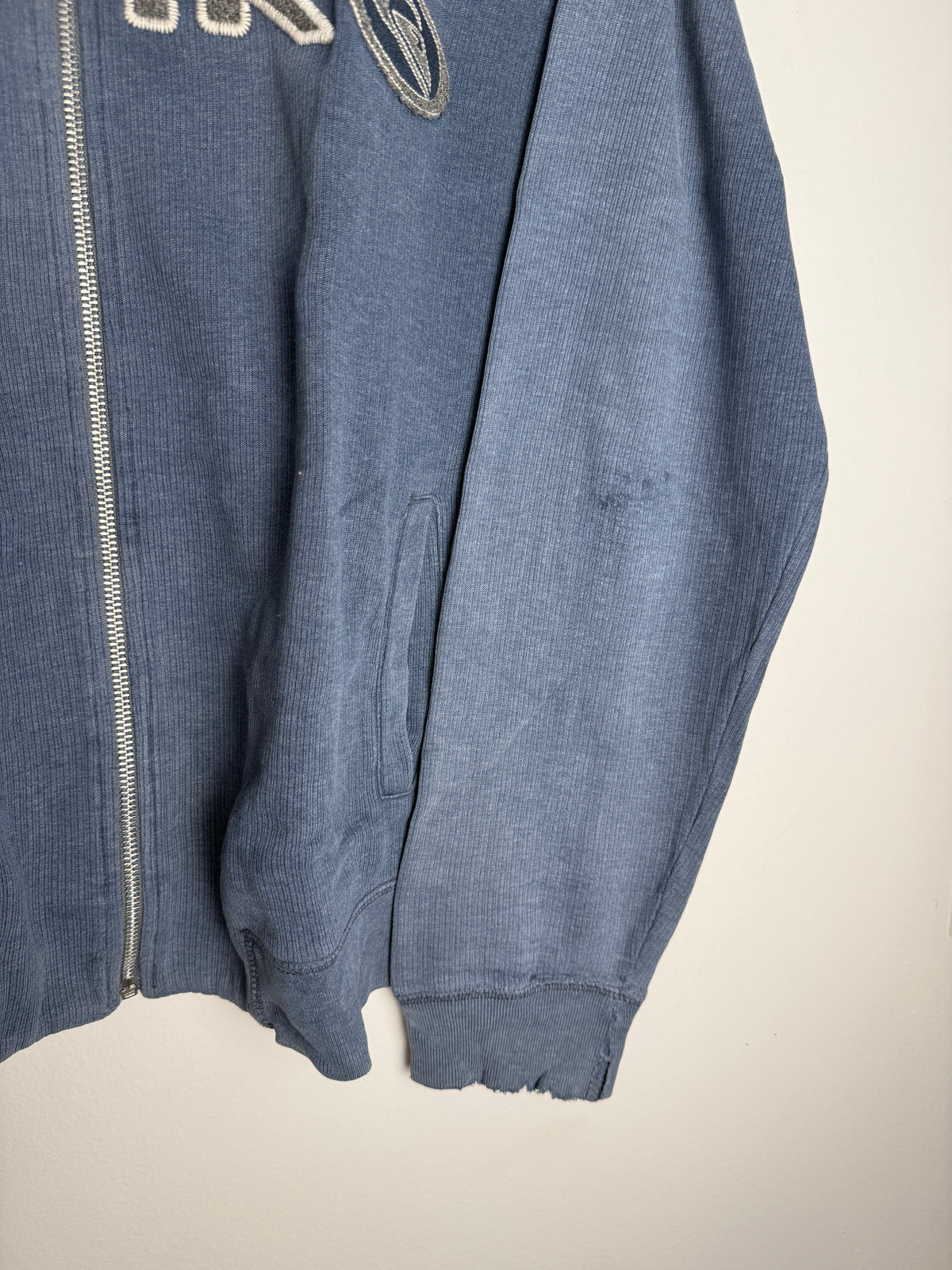Vintage Quicksilver Zip-Up Hoodie - L