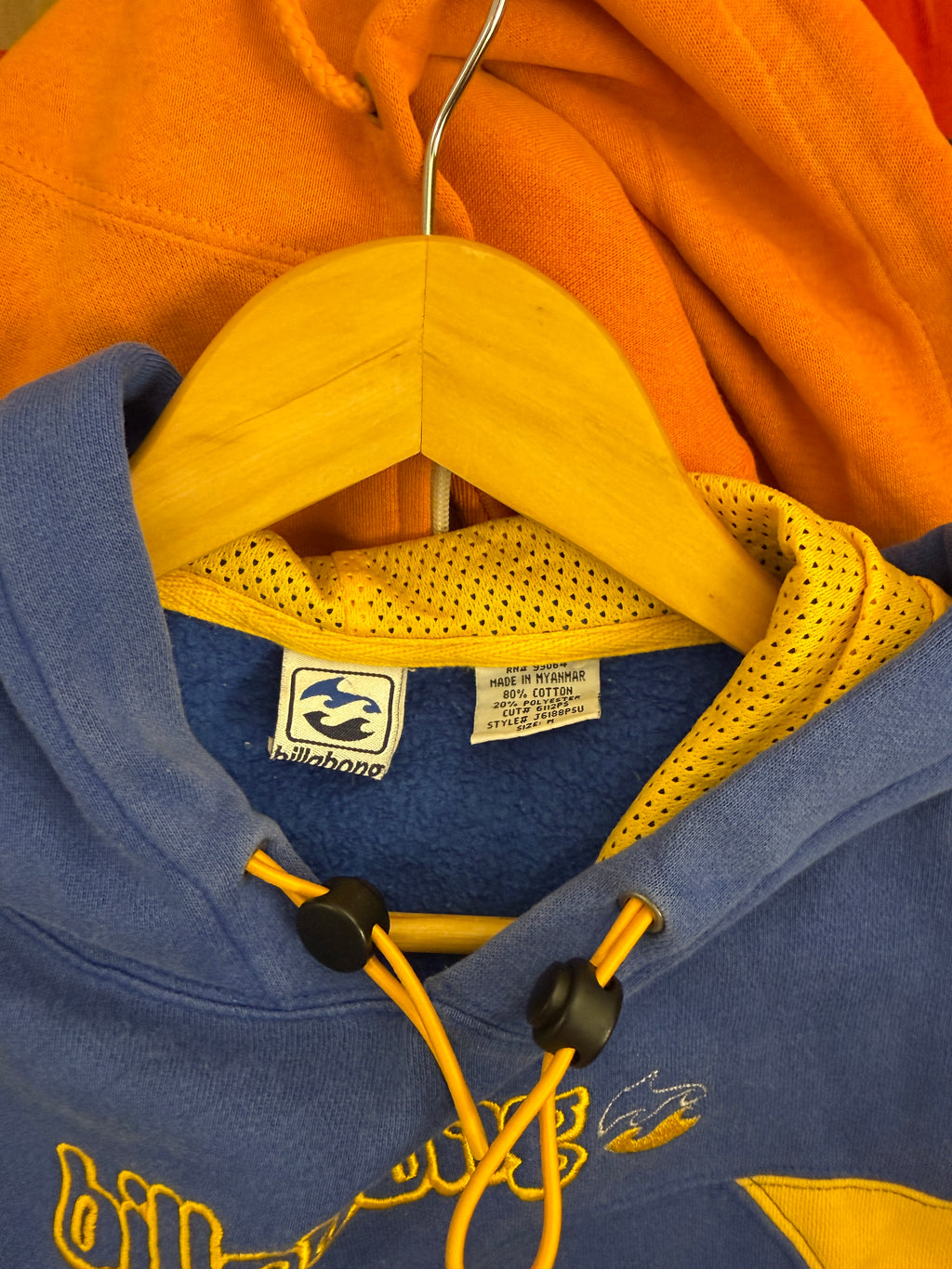 RARE Vintage Billabong Two Tone Scuba Hoodie - M