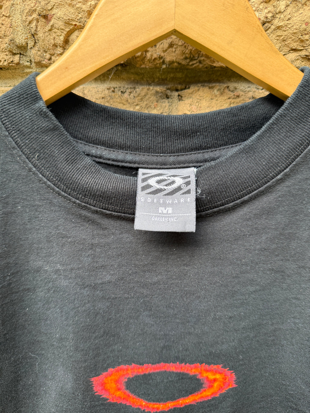 Vintage Oakley Software Flame T-Shirt - L