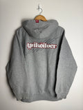 Vintage Quicksilver Spellout Zip-Up Hoodie - L
