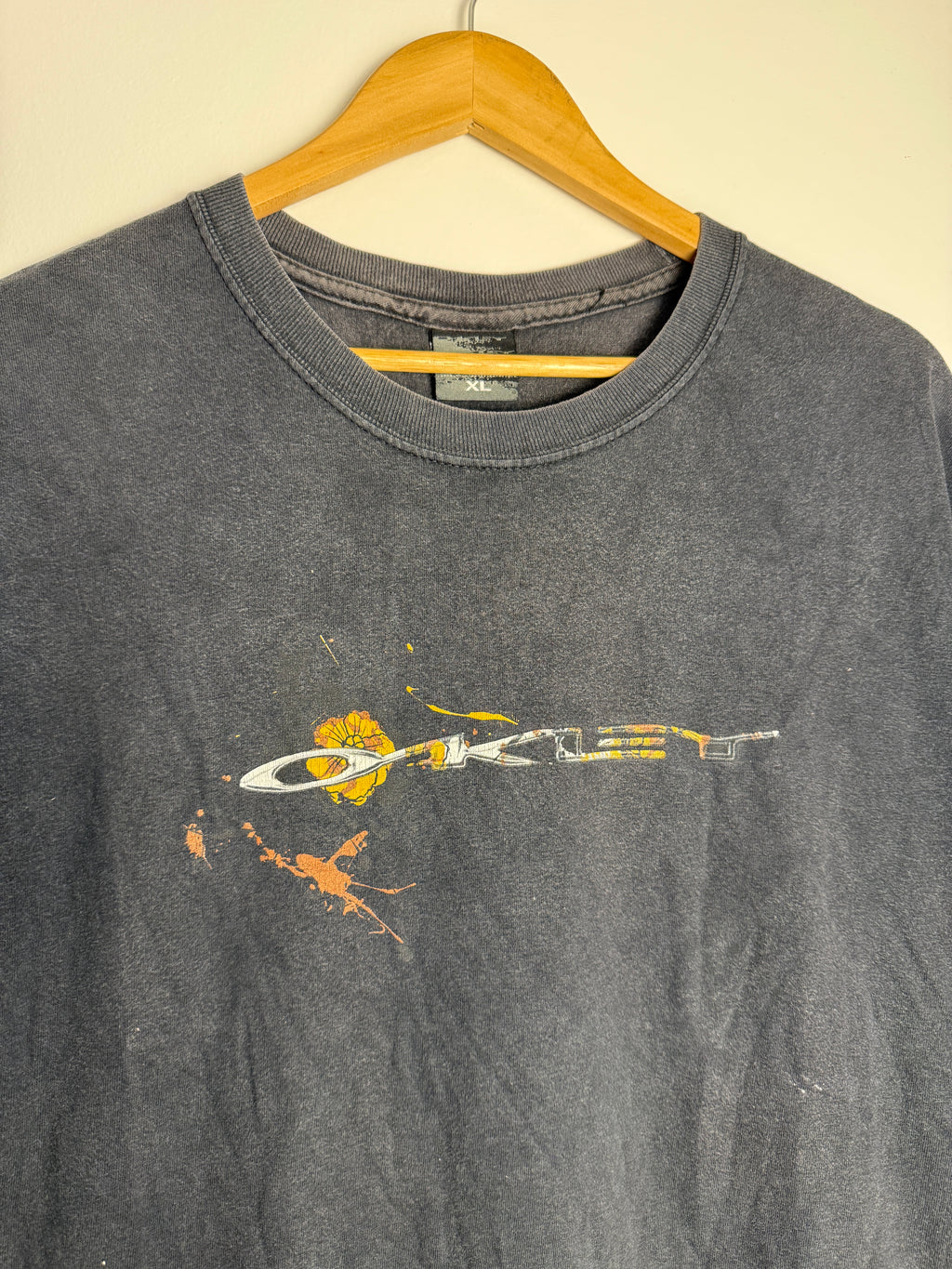 Vintage Oakley Spellout T-Shirt - XL