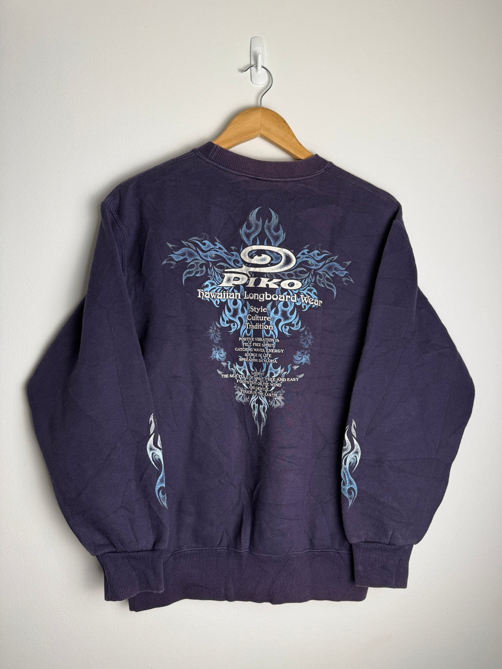 RARE Purple Piko Quad Hit Sweater - M