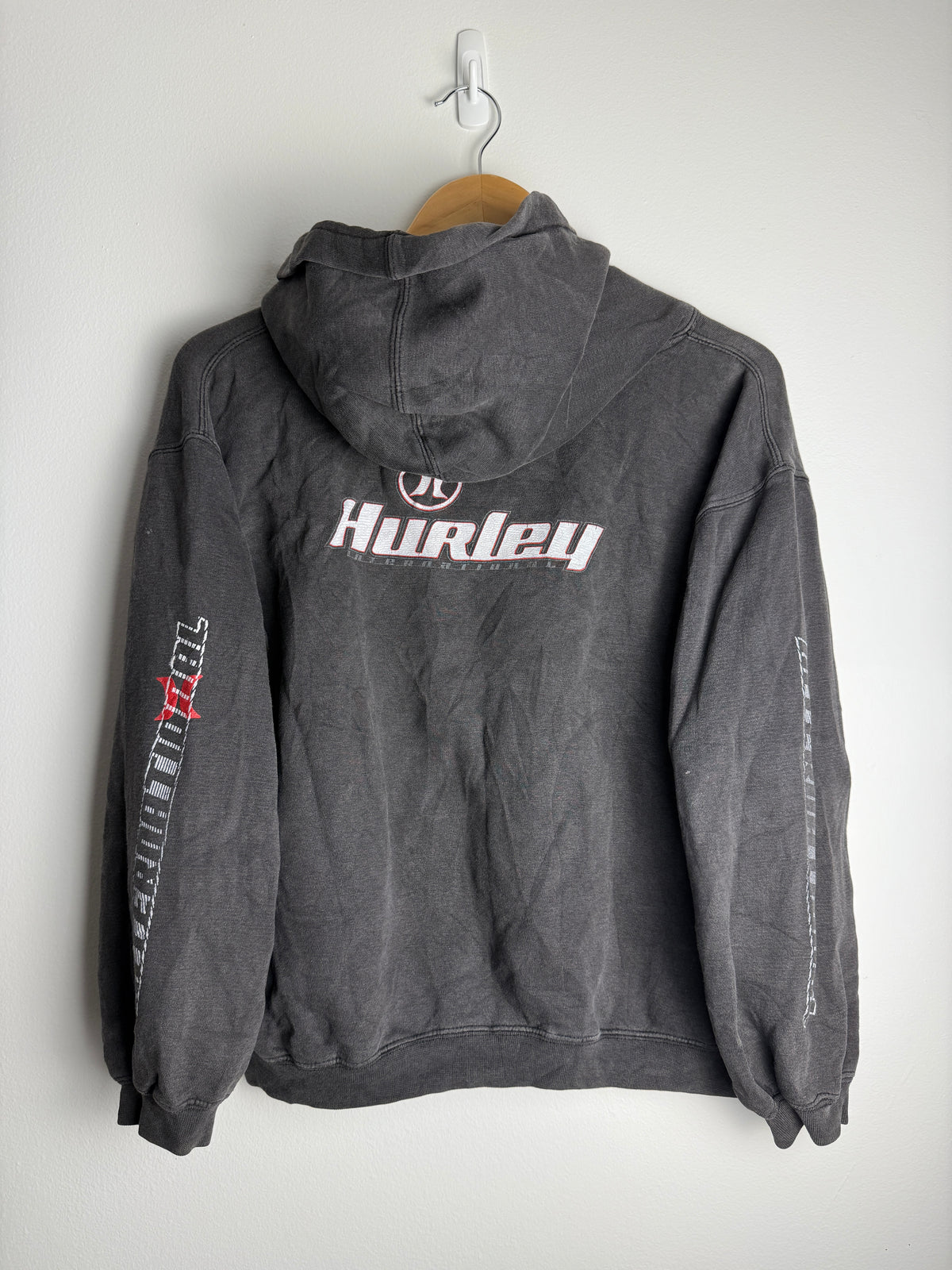 RARE Vintage Hurley Quad Hit Hoodie - S