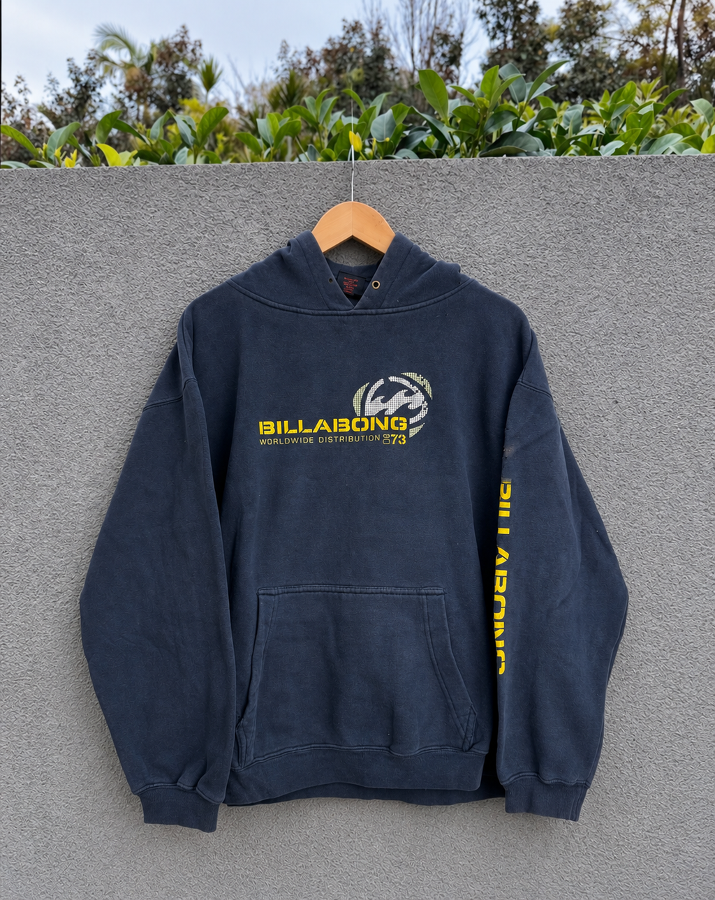 Vintage Billabong SpellOut Hoodie - XL