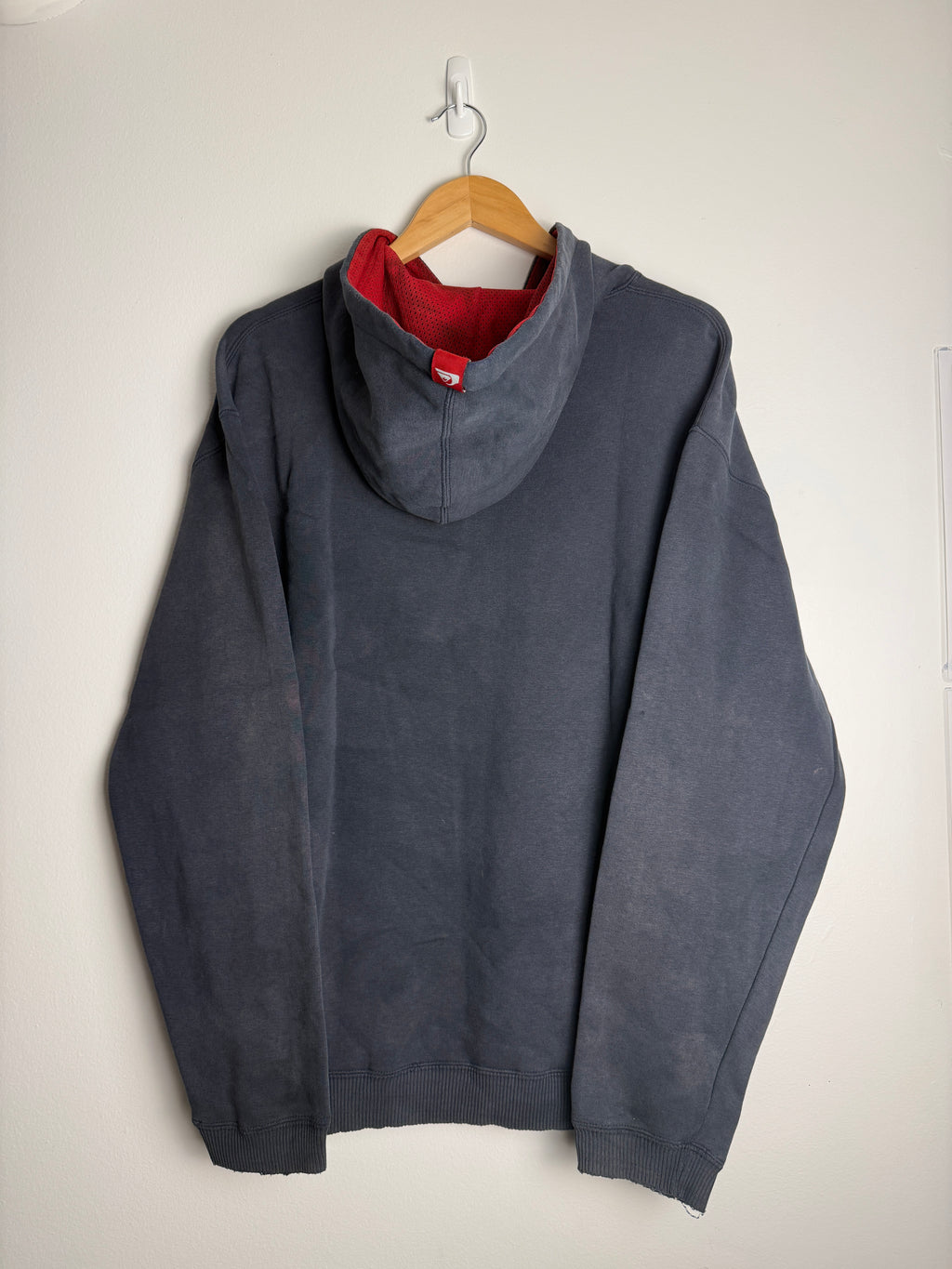 Vintage Quicksilver SpellOut Hoodie - L