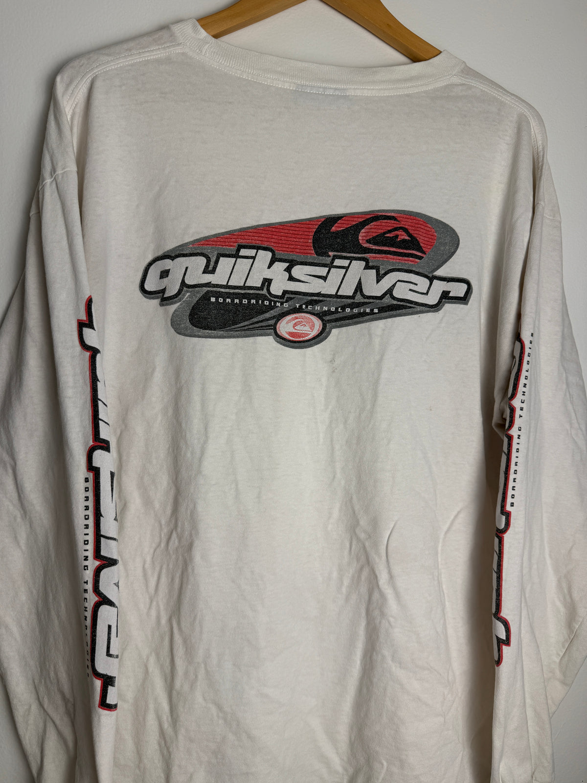 Vintage Quicksilver Quad Hit Longsleeve - L