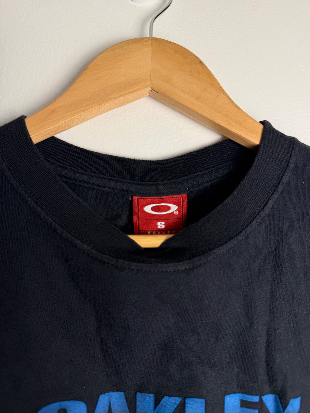 Vintage Oakley SpellOut T-Shirt - S