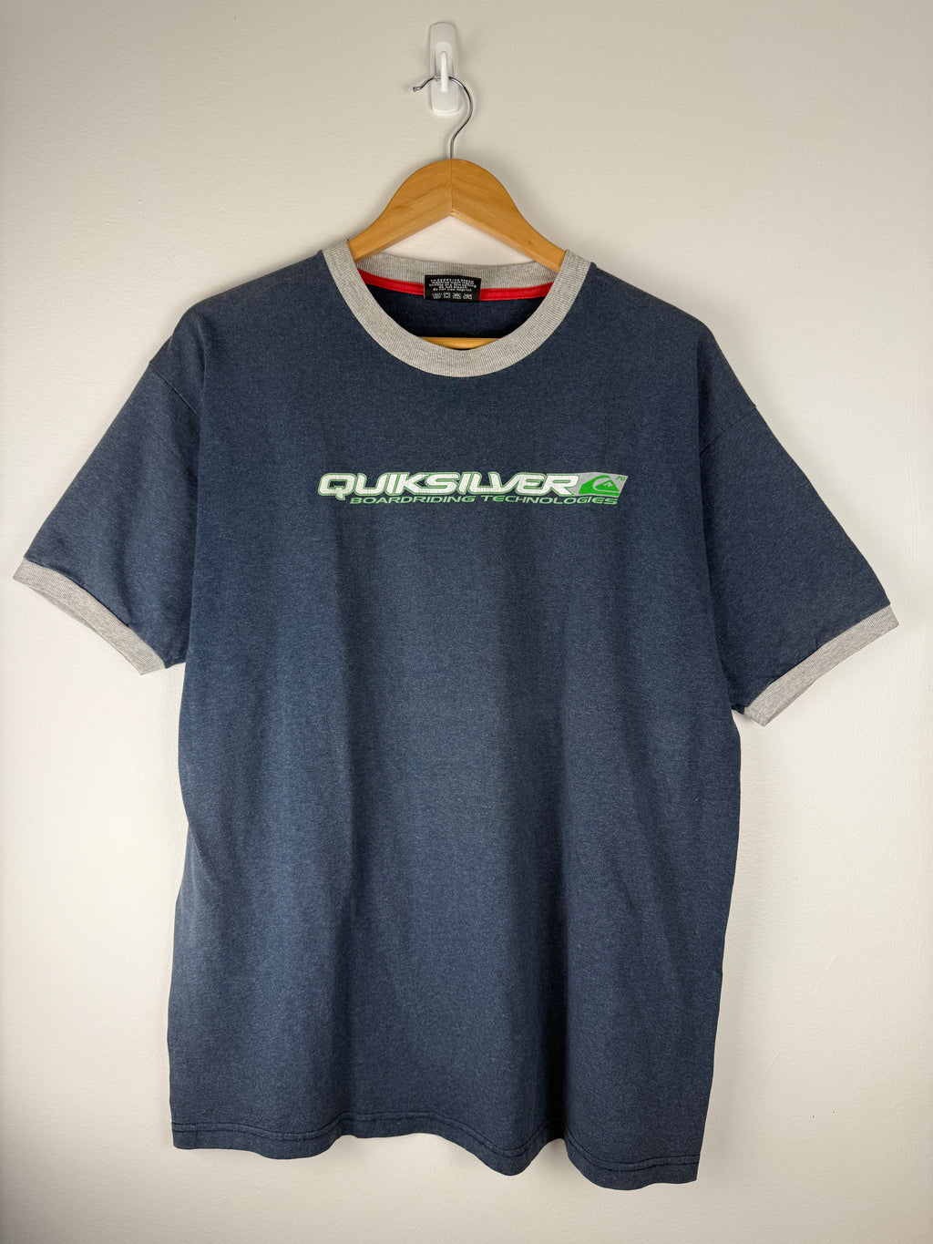 Vintage Quicksilver Ringer T-Shirt - L