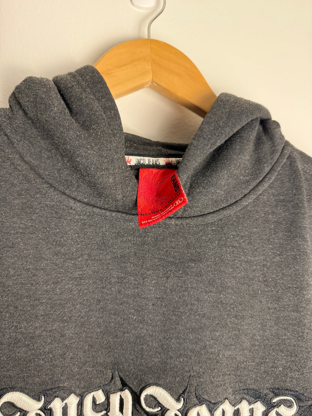 Vintage Dark Grey JNCO Tribal Hoodie - XL