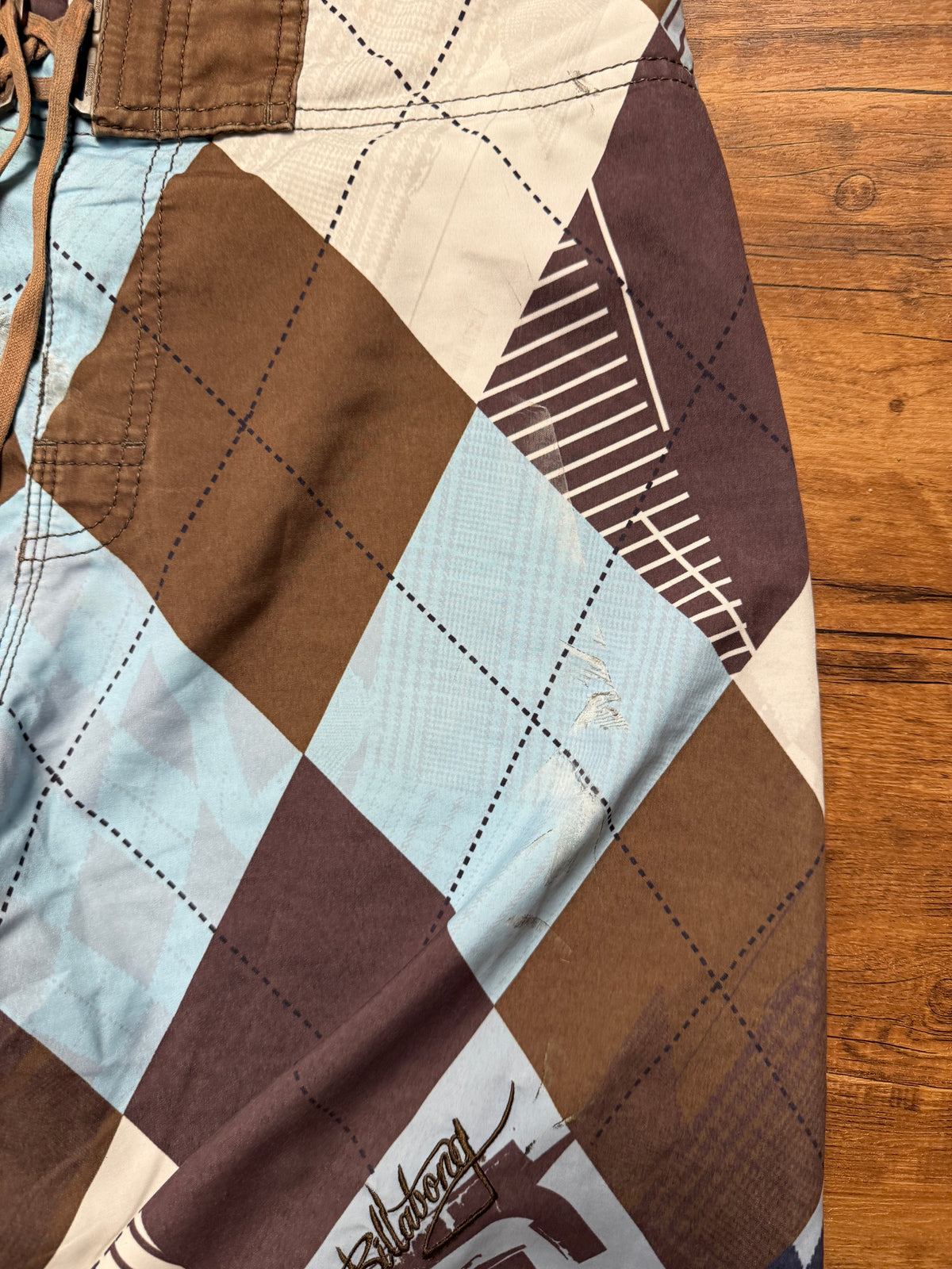 Vintage Billabong Argyle Boardshorts - 32