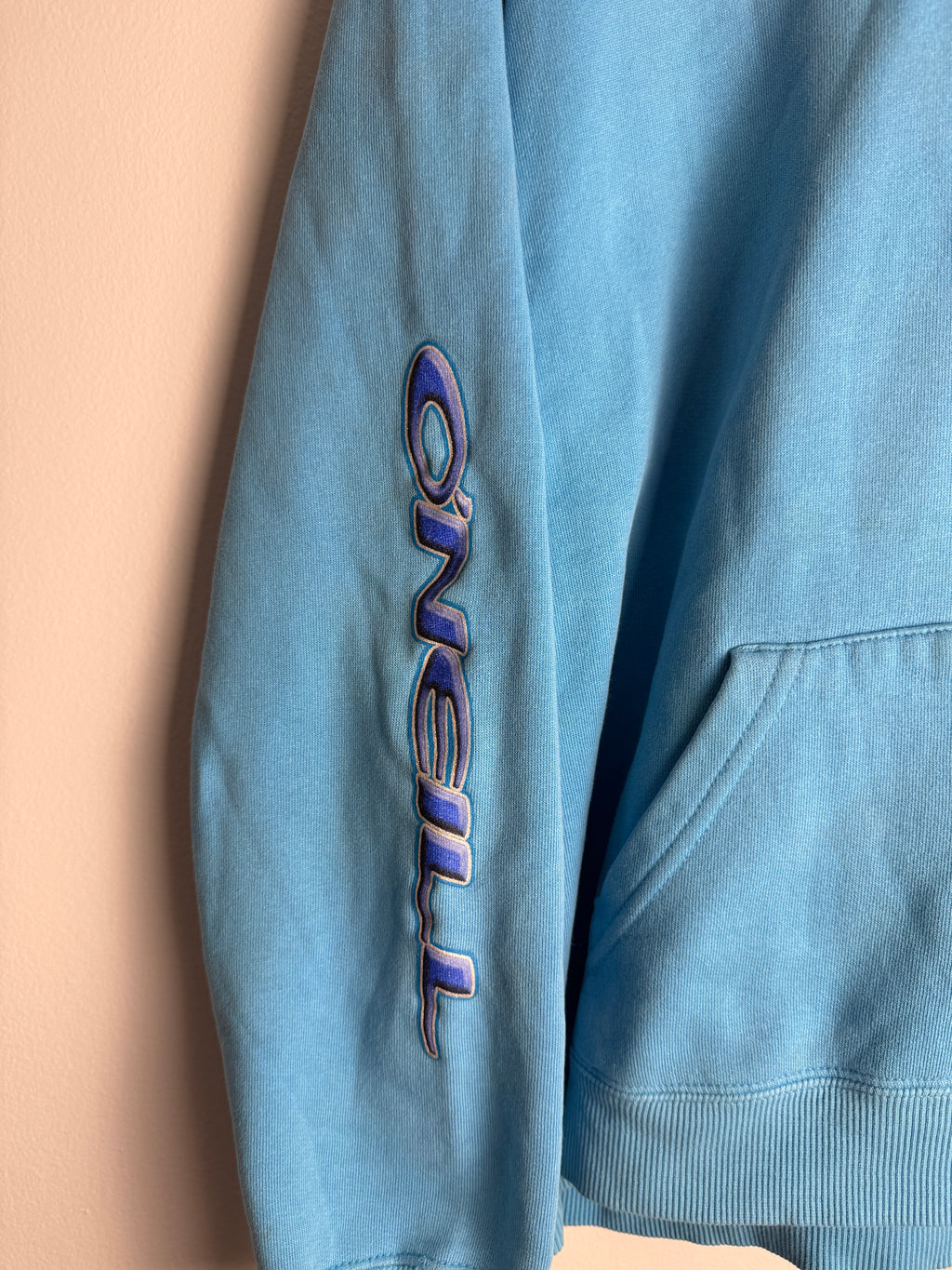 Vintage Oniell Light Blue Quad Hit Hoodie - M