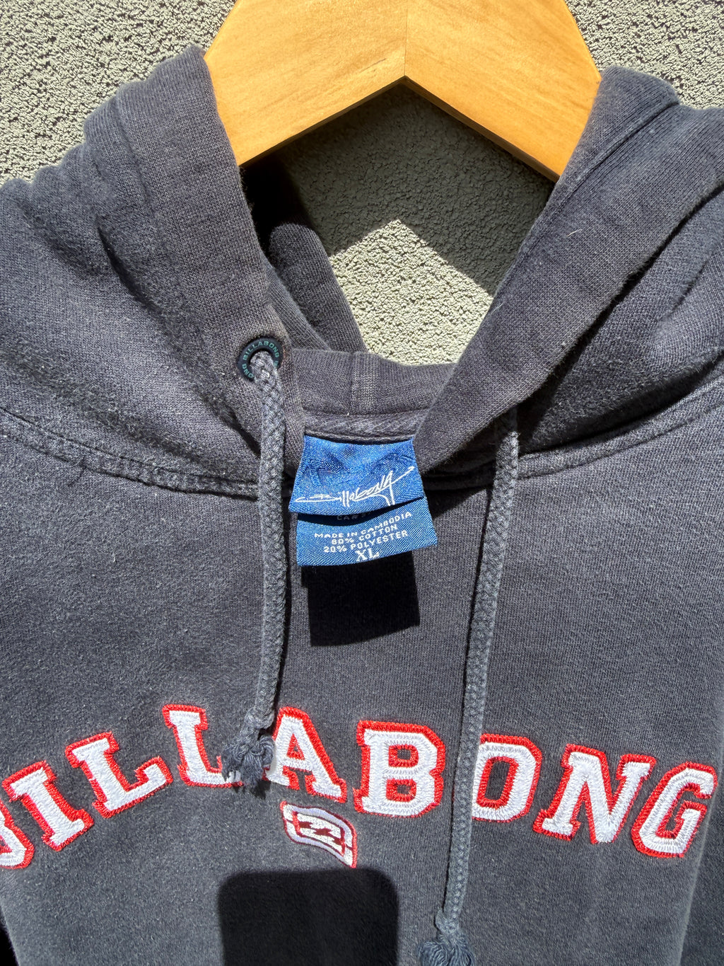 RARE Vintage Billabong SpellOut Hoodie - XL