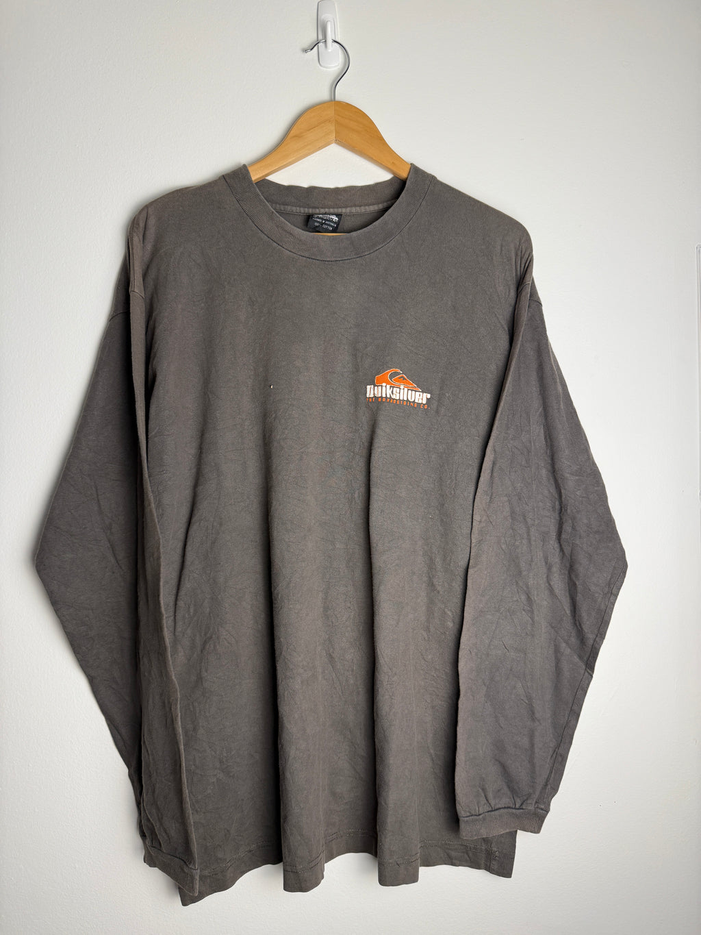 Vintage Quicksilver Spellout Longsleeve - L