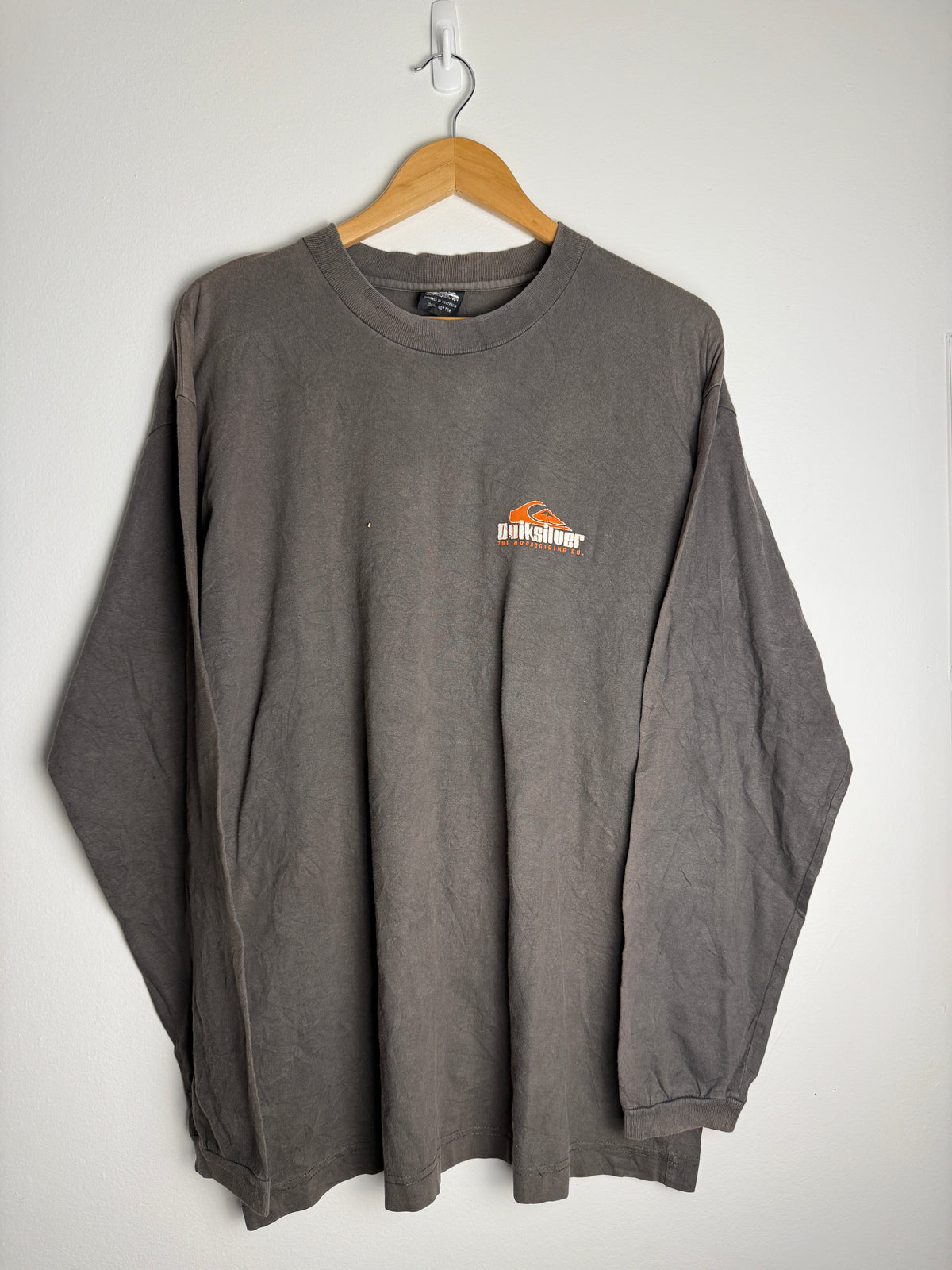 Vintage Quicksilver Spellout Longsleeve - L