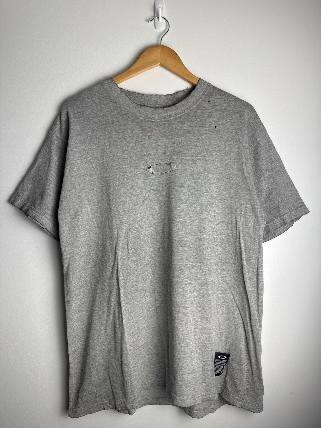 Thrashed Vintage Oakley Software T-Shirt - L