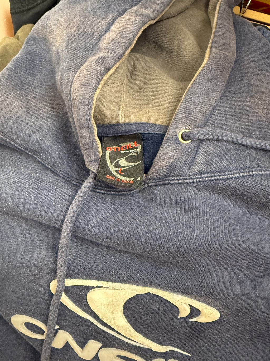 Vintage Oniell SpellOut Hoodie - L