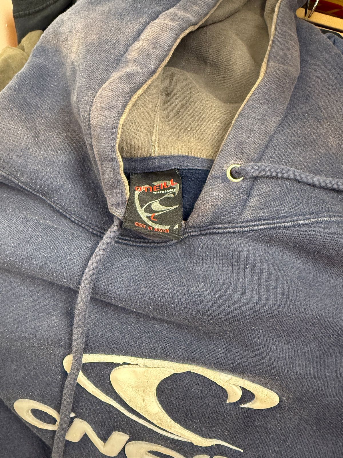 Vintage Oniell SpellOut Hoodie - L