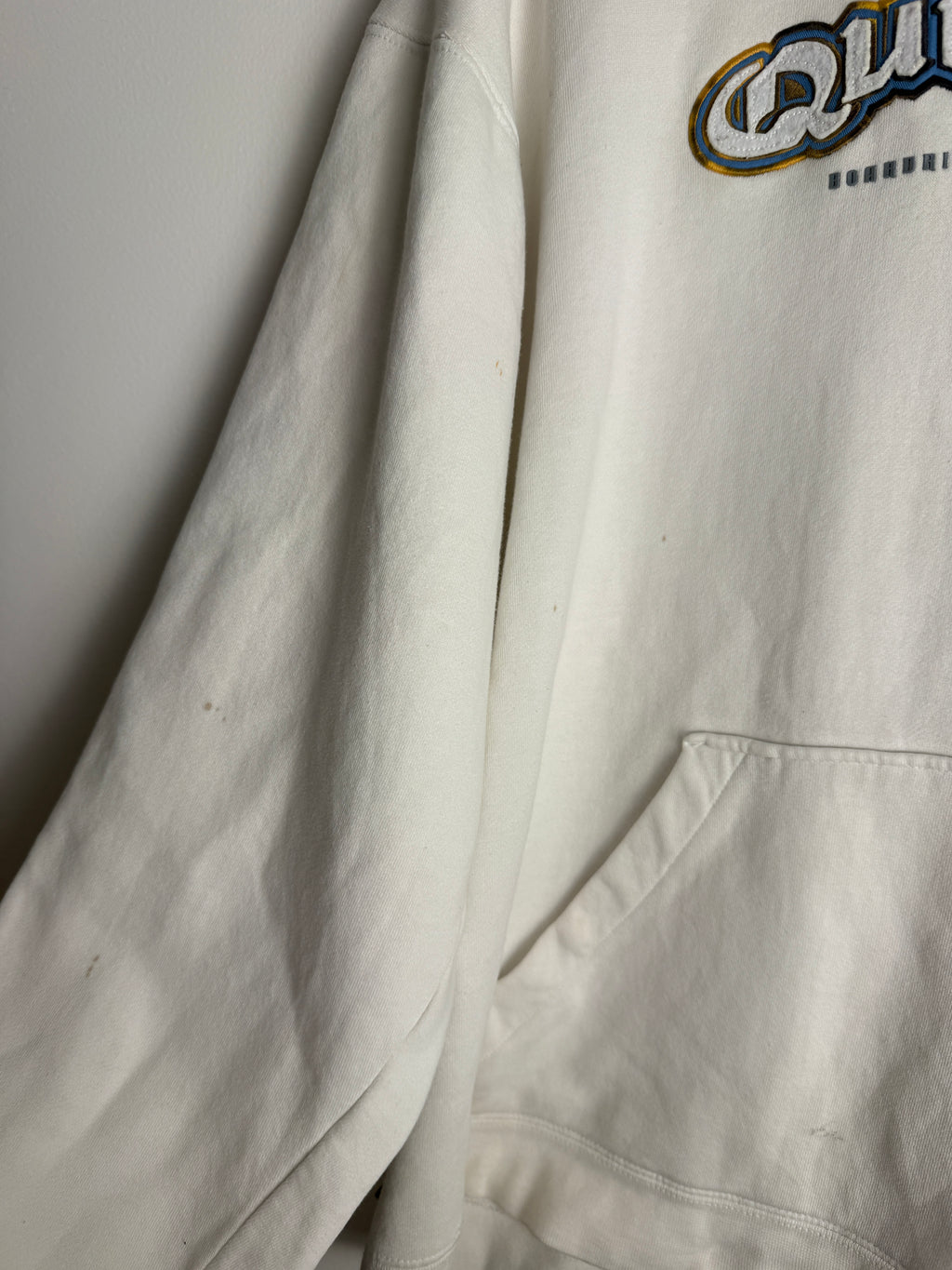 RARE Vintage Quicksilver Spellout Hoodie - L